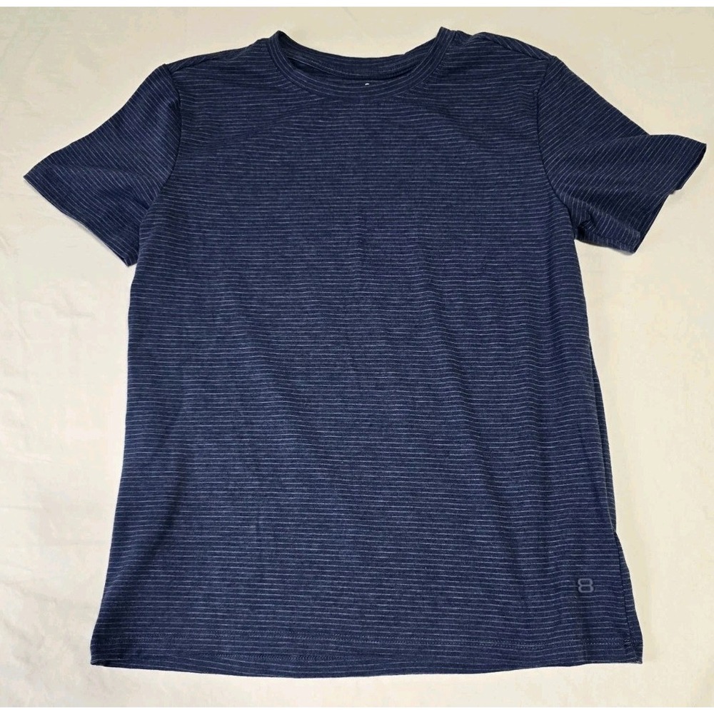 Layer8 Boy's Medium T-shirt Blue Striped